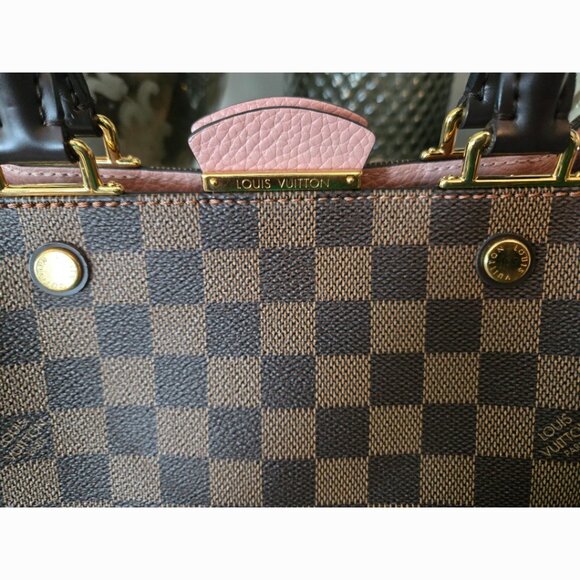 Pristine Authentic LV Magnolia Damier Ebene Brittany with Ballerina Pink - Picture 5 of 16